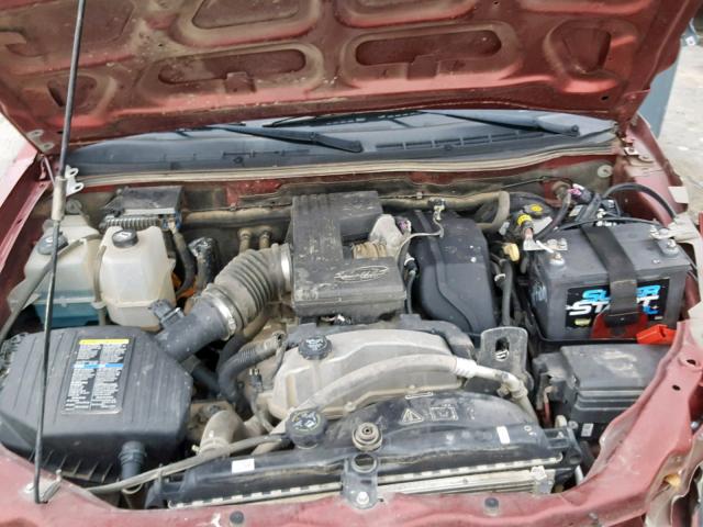 1GCDSCDE3A8109977 - 2010 CHEVROLET COLORADO L MAROON photo 7