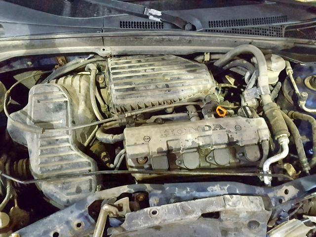 1HGEM22224L807128 - 2004 HONDA CIVIC DX BLUE photo 7