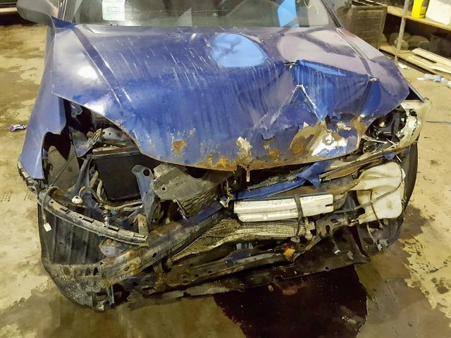 1HGEM22224L807128 - 2004 HONDA CIVIC DX BLUE photo 9