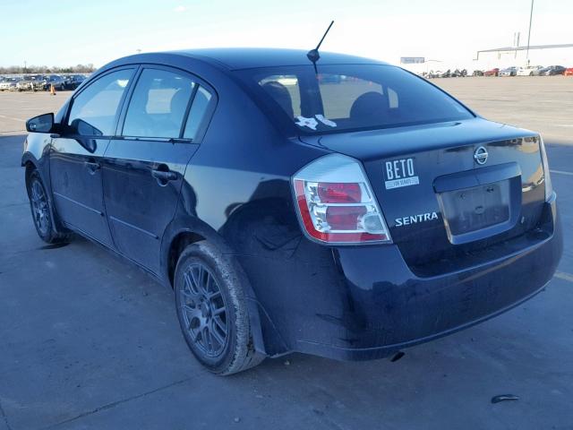 3N1AB61E08L618321 - 2008 NISSAN SENTRA 2.0 BLACK photo 3