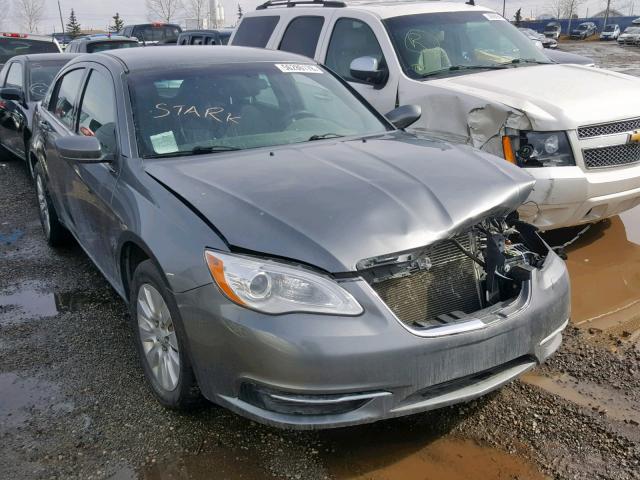 1C3CCBAB9CN296616 - 2012 CHRYSLER 200 LX GRAY photo 1