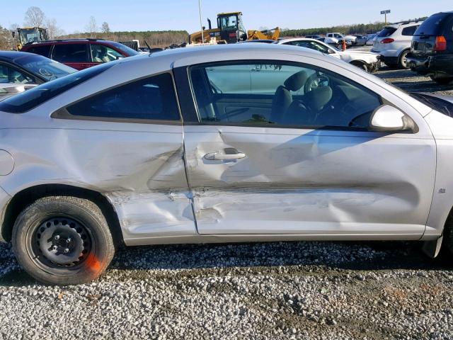 1G2AS18H797139016 - 2009 PONTIAC G5 SILVER photo 9