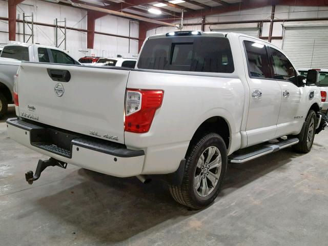 1N6AA1E59HN558713 - 2017 NISSAN TITAN SV WHITE photo 4