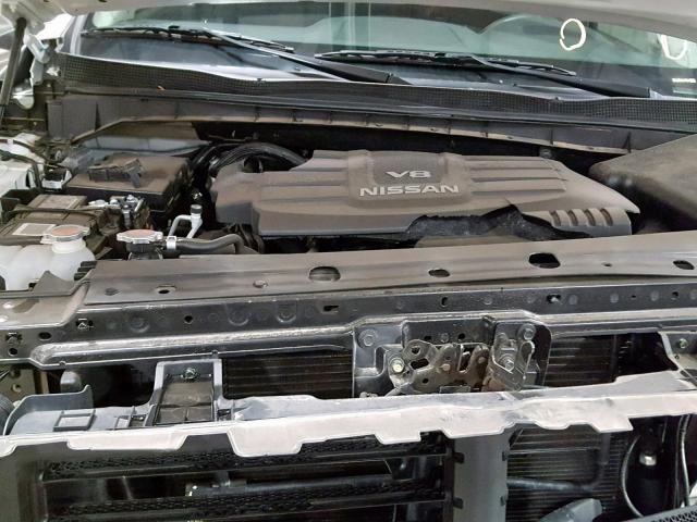 1N6AA1E59HN558713 - 2017 NISSAN TITAN SV WHITE photo 7