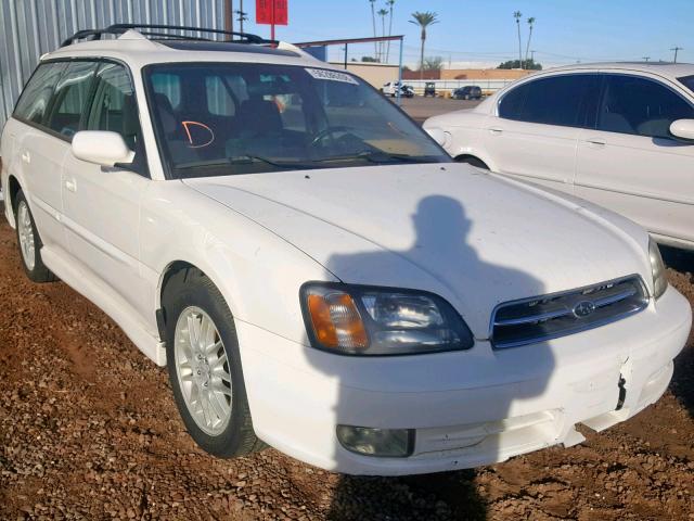 4S3BH6454Y6305360 - 2000 SUBARU LEGACY GT WHITE photo 1