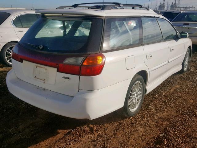 4S3BH6454Y6305360 - 2000 SUBARU LEGACY GT WHITE photo 4