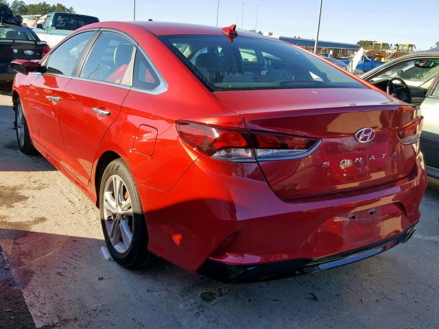 5NPE34AF8JH656541 - 2018 HYUNDAI SONATA SPO BURGUNDY photo 3