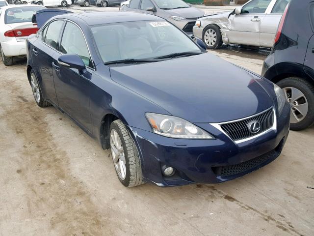 JTHCF5C23C5058423 - 2012 LEXUS IS 250 BLUE photo 1