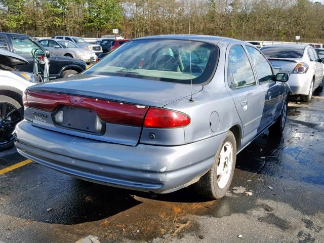 1FAFP6631XK122669 - 1999 FORD CONTOUR SE BLUE photo 4