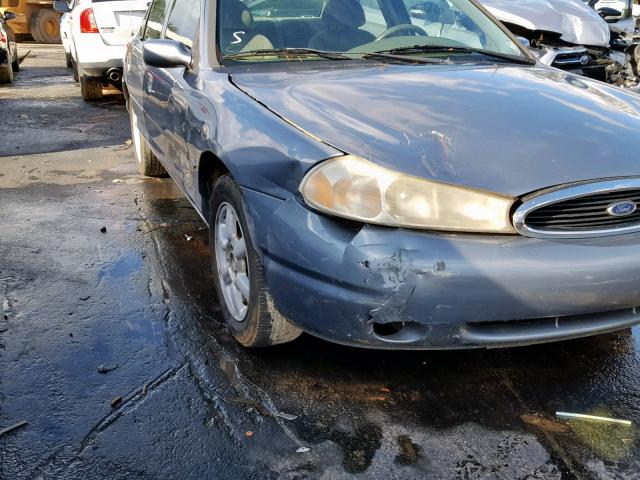 1FAFP6631XK122669 - 1999 FORD CONTOUR SE BLUE photo 9