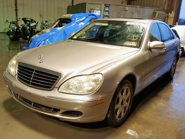 WDBNG84JX5A445039 - 2005 MERCEDES-BENZ S 500 4MAT SILVER photo 2