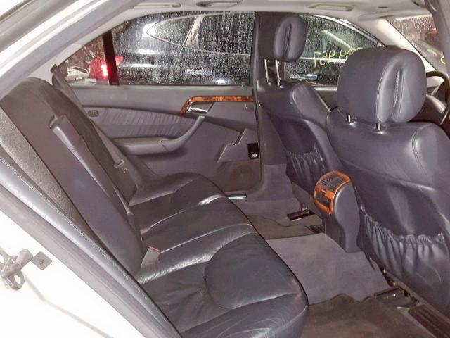 WDBNG84JX5A445039 - 2005 MERCEDES-BENZ S 500 4MAT SILVER photo 6