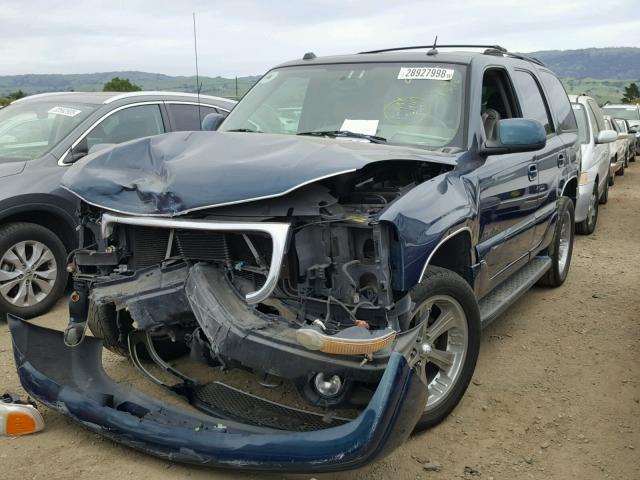 1GKEK63U75J116920 - 2005 GMC YUKON DENA BLUE photo 2