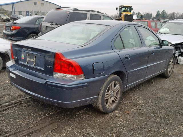 YV1RS592382689822 - 2008 VOLVO S60 2.5T BLUE photo 4