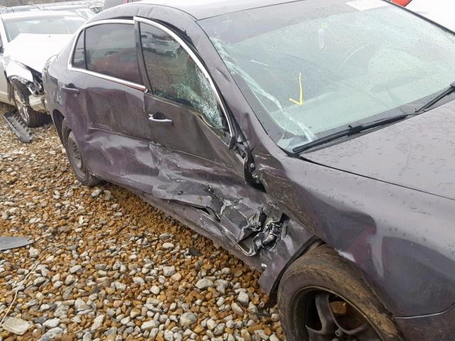 1G1ZA5E06CF384581 - 2012 CHEVROLET MALIBU LS Grau Foto 9