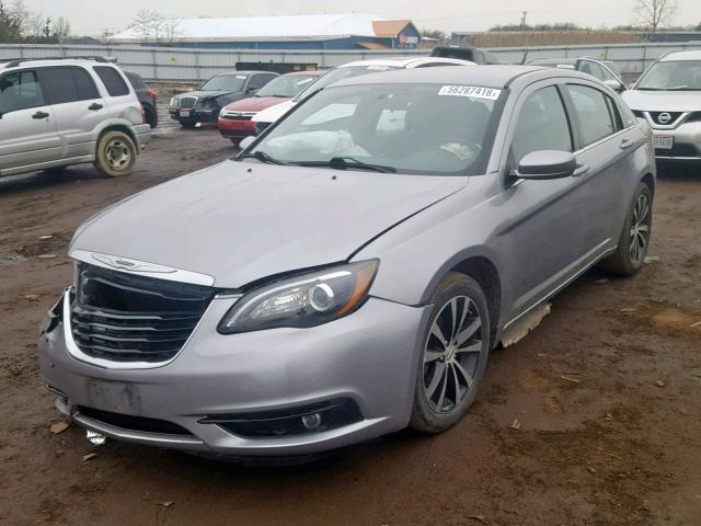 1C3CCBBG4DN715886 - 2013 CHRYSLER 200 TOURIN SILVER photo 2