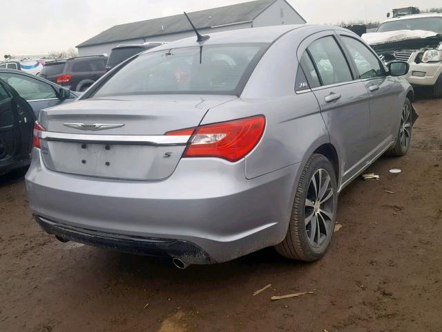 1C3CCBBG4DN715886 - 2013 CHRYSLER 200 TOURIN SILVER photo 4