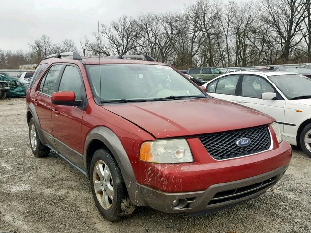 1FMDK02157GA01854 - 2007 FORD FREESTYLE RED photo 1
