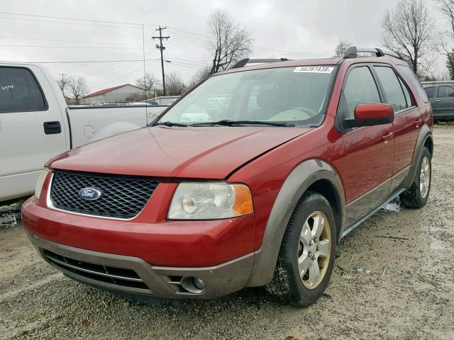 1FMDK02157GA01854 - 2007 FORD FREESTYLE RED photo 2