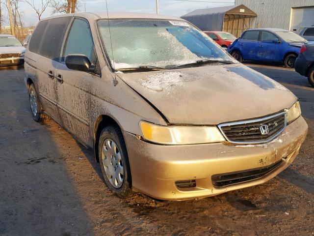 2HKRL185X1H007286 - 2001 HONDA ODYSSEY LX GOLD photo 1