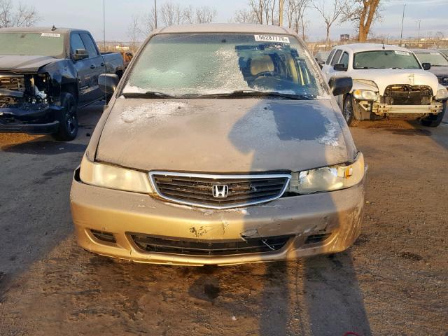 2HKRL185X1H007286 - 2001 HONDA ODYSSEY LX GOLD photo 9