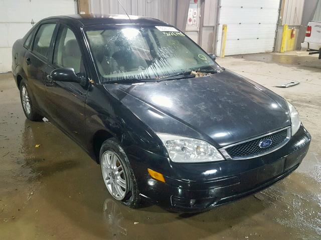 1FAFP34N36W168448 - 2006 FORD FOCUS ZX4 BLACK photo 1