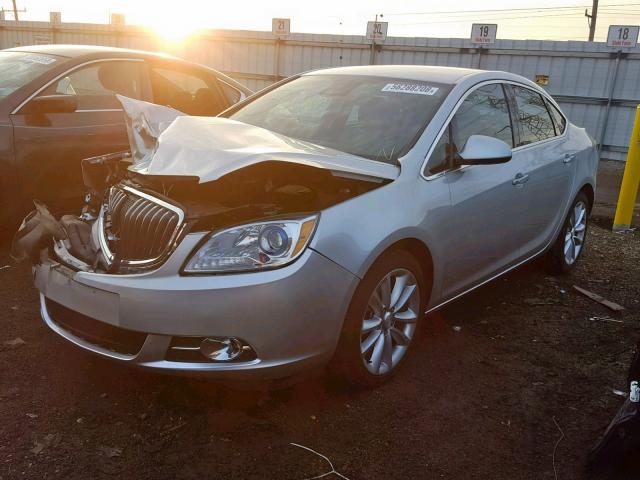 1G4PR5SKXE4193849 - 2014 BUICK VERANO CON SILVER photo 2