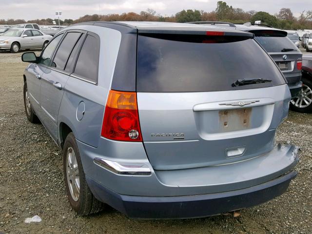 2C8GF68465R654911 - 2005 CHRYSLER PACIFICA T BLUE photo 3