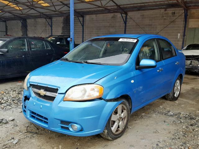 KL1TD56607B144745 - 2007 CHEVROLET AVEO BASE ლურჯი ფოტო 2