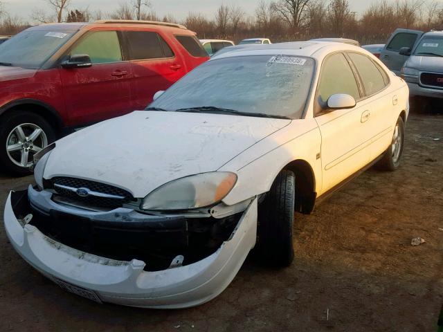 1FAFP55S63G134249 - 2003 FORD TAURUS SES WHITE photo 2