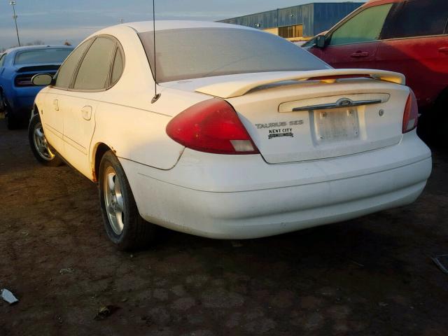 1FAFP55S63G134249 - 2003 FORD TAURUS SES WHITE photo 3