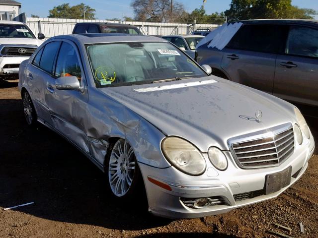 WDBUF72X47B095419 - 2007 MERCEDES-BENZ E 550 SILVER photo 1