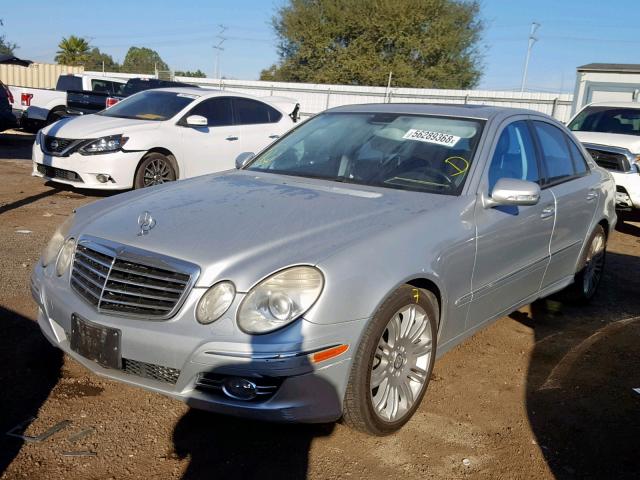 WDBUF72X47B095419 - 2007 MERCEDES-BENZ E 550 SILVER photo 2