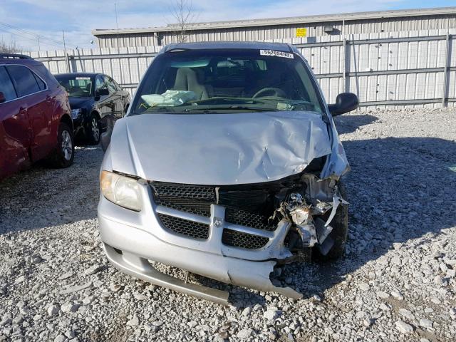 1D4GP25383B192837 - 2003 DODGE CARAVAN SE SILVER photo 9