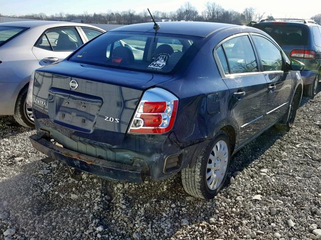 3N1AB61E17L698923 - 2007 NISSAN SENTRA 2.0 BLUE photo 4