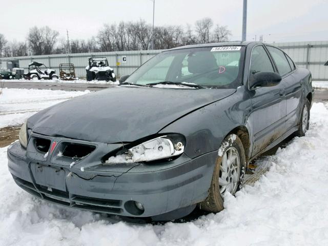 1G2NF52EX3C276073 - 2003 PONTIAC GRAND AM S CHARCOAL photo 2