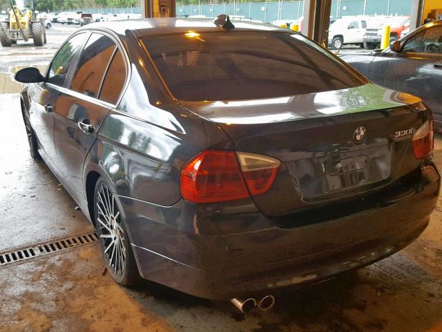 WBAVB335X6KR75561 - 2006 BMW 330 I BLACK photo 3