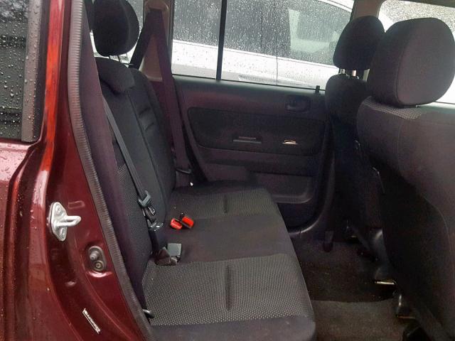 JTLKT324154028749 - 2005 TOYOTA SCION XB Марун фото 6