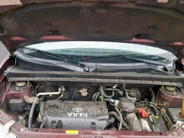JTLKT324154028749 - 2005 TOYOTA SCION XB Марун фото 7