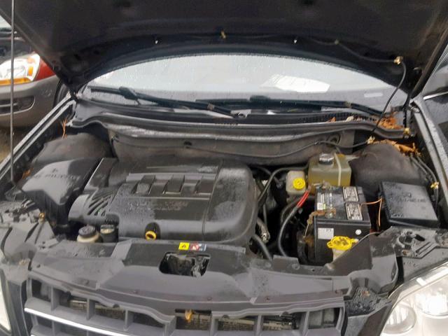 2A8GF78X18R608157 - 2008 CHRYSLER PACIFICA L BLACK photo 7