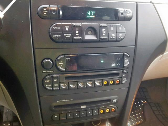 2A8GF78X18R608157 - 2008 CHRYSLER PACIFICA L BLACK photo 9