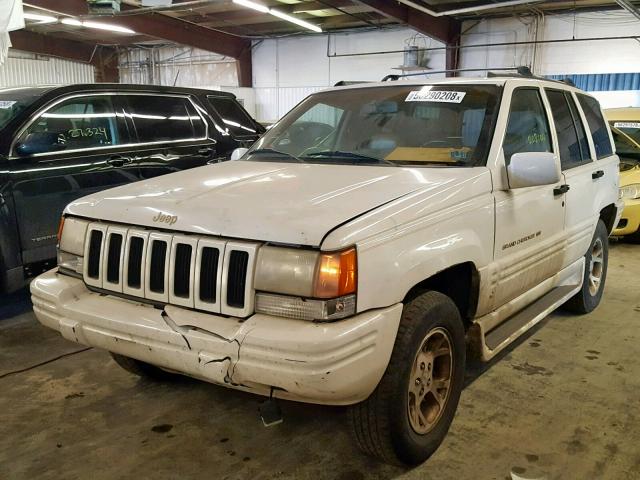 1J4GZ78Y5TC260883 - 1996 JEEP GRAND CHER WHITE photo 2