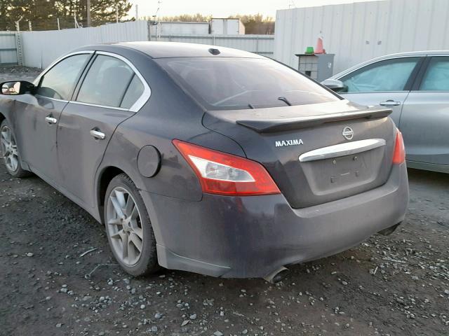 1N4AA5AP9AC842397 - 2010 NISSAN MAXIMA S GRAY photo 3