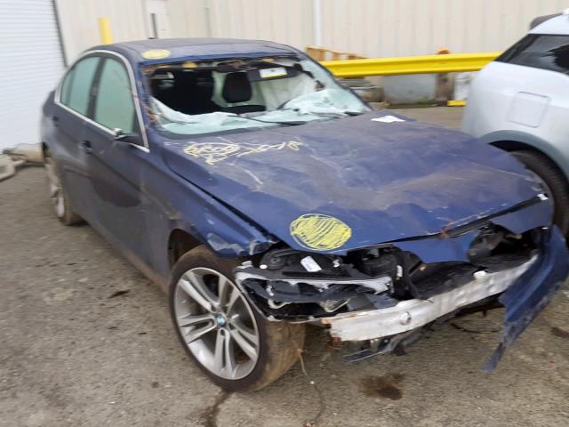 WBA8B9C50JK886493 - 2018 BMW 330 I BLUE photo 1