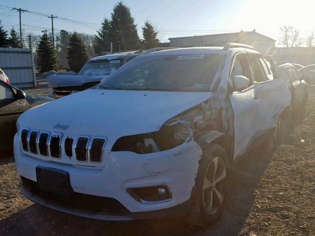 1C4PJMDX1KD111985 - 2019 JEEP CHEROKEE L WHITE photo 2