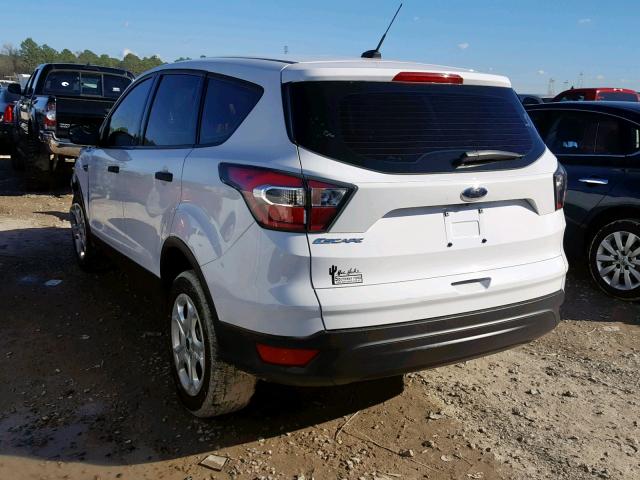 1FMCU0F73HUA80903 - 2017 FORD ESCAPE S WHITE photo 3