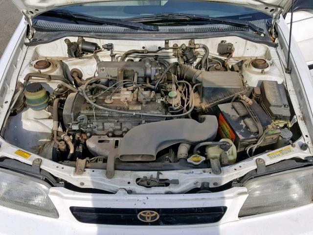 JT2EL56E5S7035200 - 1995 TOYOTA TERCEL DX WHITE photo 7