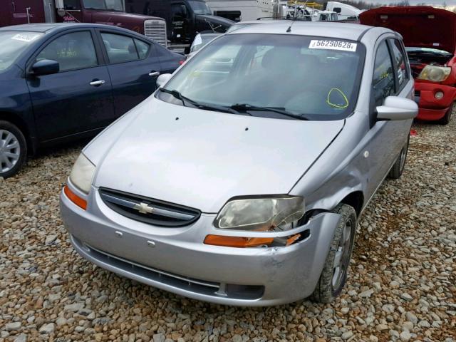KL1TD66607B729380 - 2007 CHEVROLET AVEO BASE 银色 照片 2