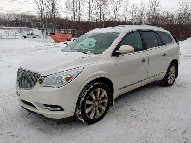 5GAKVCKD7FJ224561 - 2015 BUICK ENCLAVE WHITE photo 2