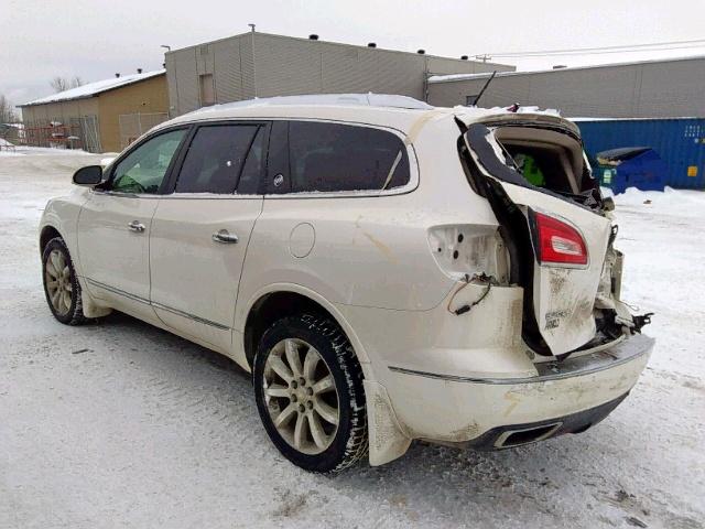 5GAKVCKD7FJ224561 - 2015 BUICK ENCLAVE WHITE photo 3